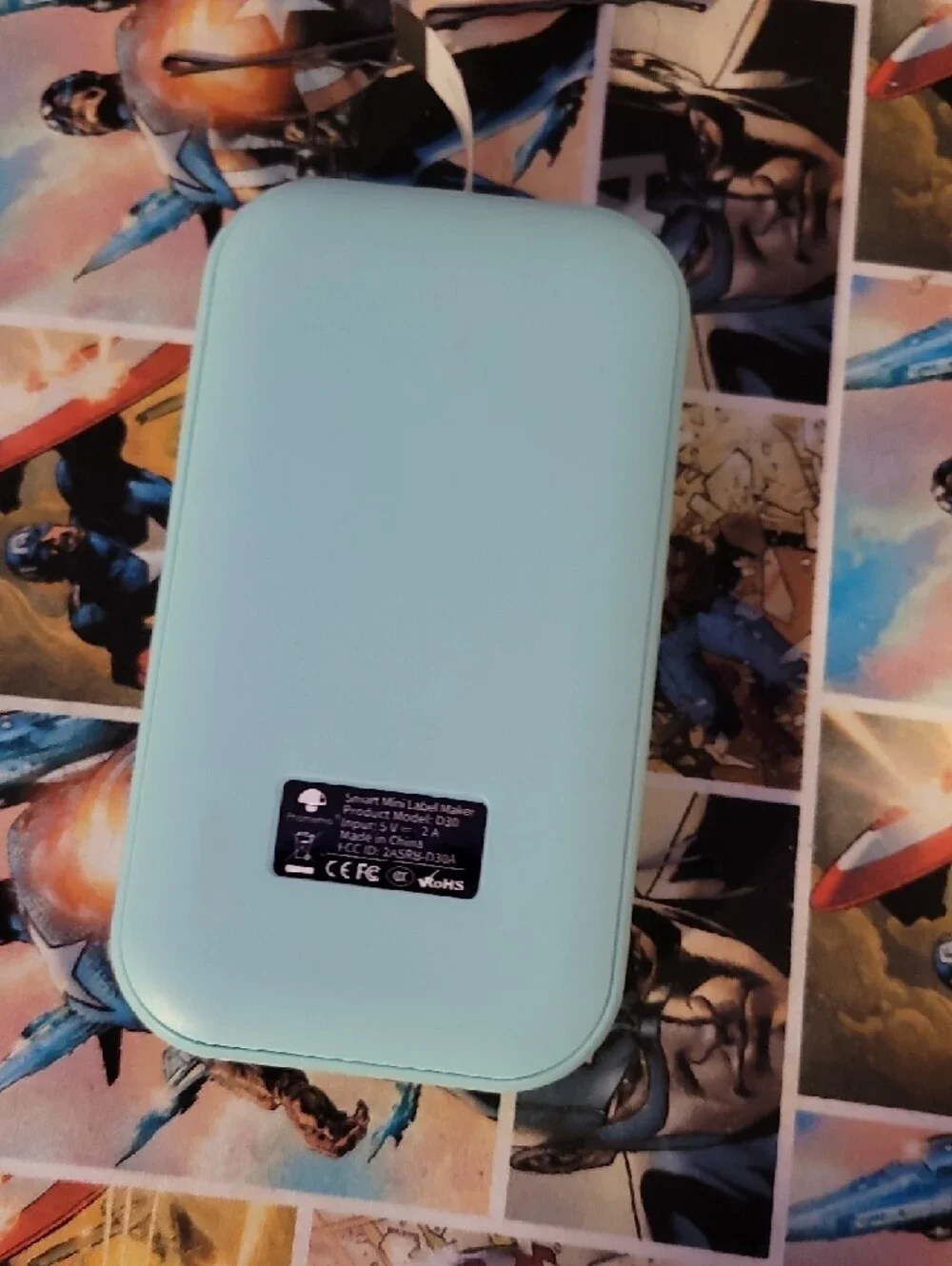 Portable Home Label Printer - Light Blue